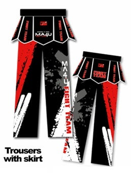FIGHT TEAM Training trousers with Skirt